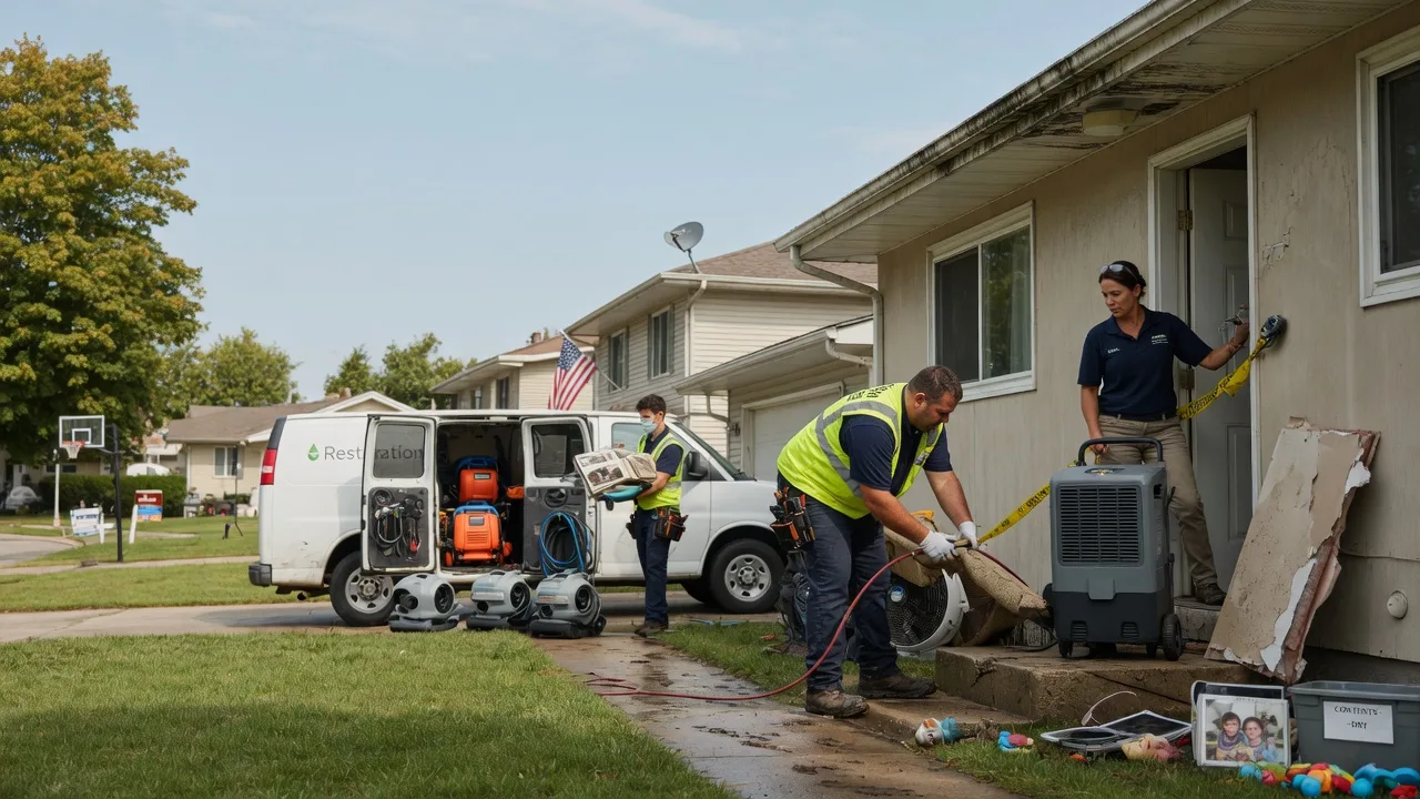 Water Damage Restoration in Aniwa, WI near me
